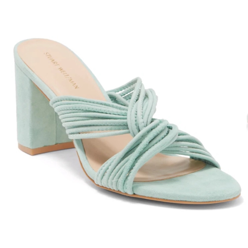 Stuart Weitzman Twist Slide High Heel Sandals $495